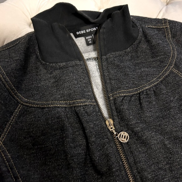 Bebe zip up sweater - Picture 3 of 3